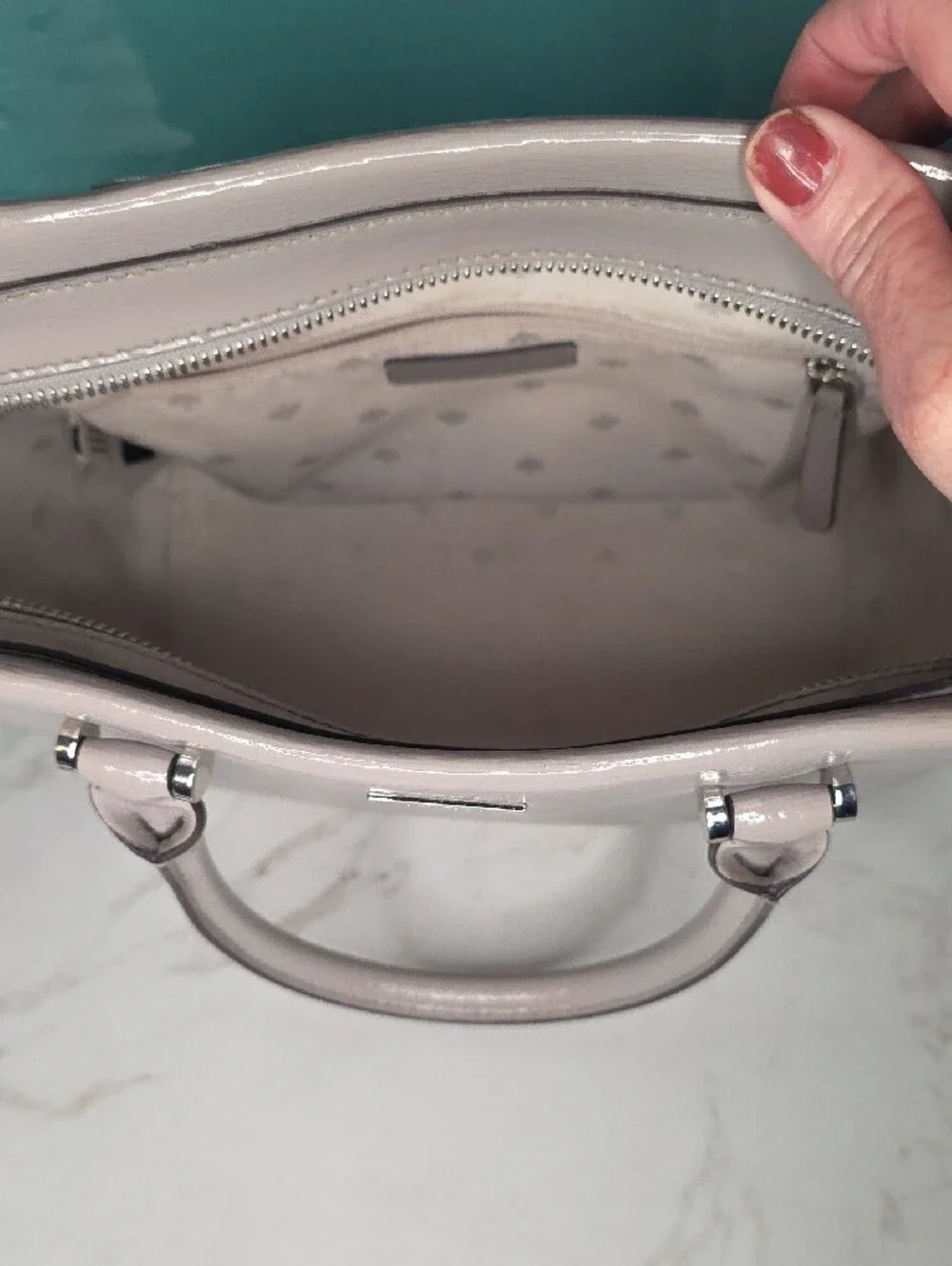 Kate Spade Bixby Place Lise Satchel In Hare Gray